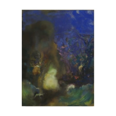 Odilon Redon 'Roger And Angelica' Canvas Art,24x32